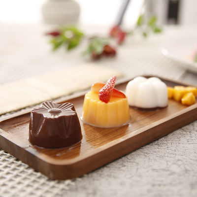 Τέλεια HALAL 1kg Bubble Tea Topping Pudding Powder με γεύση σοκολάτας πορτοκαλί