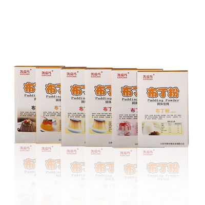 Τέλεια HALAL 1kg Bubble Tea Topping Pudding Powder με γεύση σοκολάτας πορτοκαλί