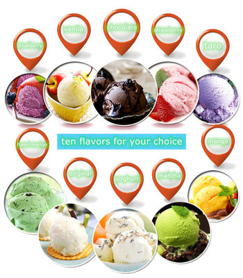 1kg Matcha Flavour Hard Ice Cream Powder Mix για την παρασκευή 2,5L πόσιμου νερού