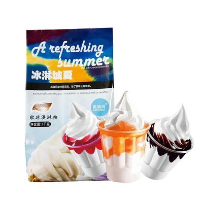45 Brix Powder Βανίλια Sundae Mix 1KG Σειρά επιδόρπων σκόνη για ABG 25KG